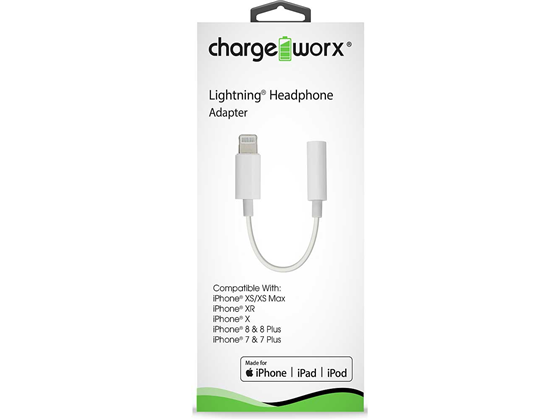 CABLE DE LIGHTNING A AUXILIAR (ADAPTADOR)