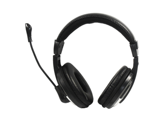 AUDIFONO CON MICROFONO AGILER, NEGRO (AGI-0217)