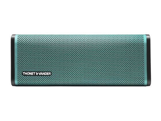 BOCINA THONET & VANDER FREI BLUETOOTH, 16W, VERDE AZULADO, DURACION DE BATERIA 8 HORAS, (HK096-03578)