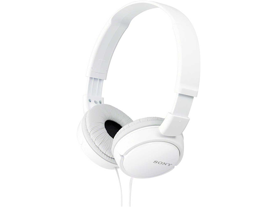 AUDIFONO SONY CON ALMOHADILLAS ACOLCHADAS - CERRADOS, BLANCO (MDRZX110WC***)