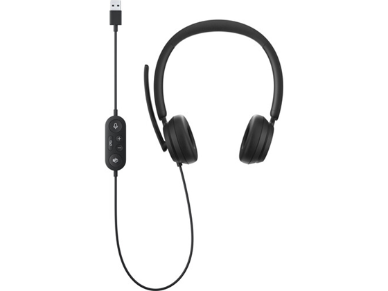 AUDIFONO CON MICROFONO MICROSOFT MODERN USB TIPO A, CERTIFICADO Y BOTONES PARA TEAMS.