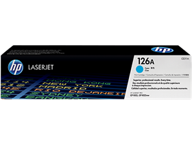 TONER HP 126A - CE311A - CYAN - 1,000 PAGINAS - PARA IMPRESORA COLOR LASERJET - CP1025NW, M175