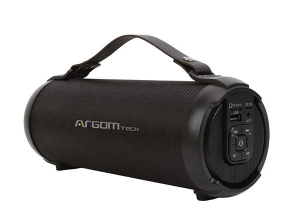 BOCINA ARGOM  BLUETOOTH, 9W, BAZOOKA AIR SPEAKER,TWS  INDOOR/OUTDOOR WIRELESS SPEAKER, BLACK.