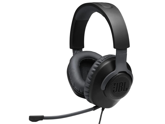AUDIFONO JBL QUANTUM 100  , 3.5MM, 40MM DRIVER, MICROFONO DESMONTABLE, 32 OHMS, CABLE DE (3.94 DE LONGITUD).