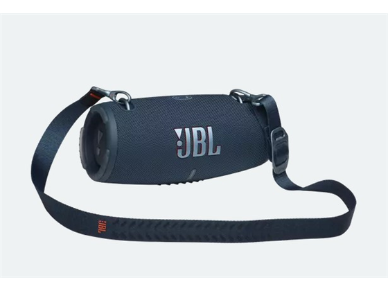 BOCINA JBL  XTREME 3 BLUETOOTH 5.1, WATERPROOF IP67, 2 X 25W RMS WOOFER + 2 X 25W RMS TWEETER, 3.5 MM IMPUT, POWER BANK INCLUIDO, 212DBM, PARTYBOOST, 15 HRS AUTONOMIA, COLOR AZUL (XTREME3BLUAM).