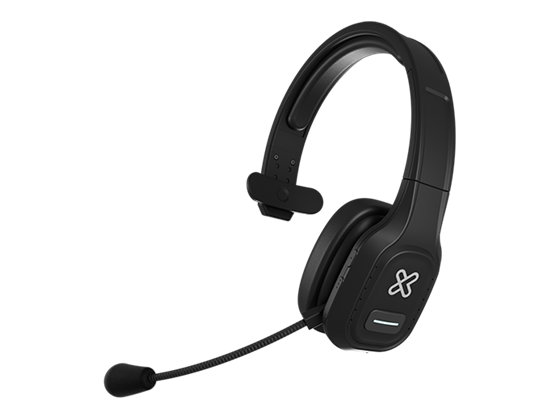 AUDIFONO CON MICROFONO KLIPX VOXCOM, BLUETOOTH 5.0 + (ADAPTADOR USB C A JACK 3.5") , MONO, 30 HORAS DE AUTONOMIA, AJUSTE DE VOLUMEN, (KCH-750)