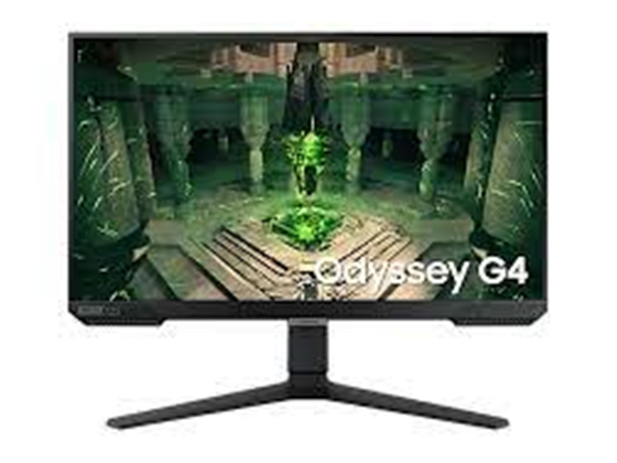MONITOR SAMSUNG 27" GAMING ODYSSEY G4  FHD (1,920 X 1,080), IPS, GAMING BEZEL LESS, 240 HZ, 1MS, G-SYNC / FREESYNC COMPATIBLE, PUERTOS: 2 HDMI VERSION 2.0, 1 DISPLAYPORT V 1.2, JACK 3.5" PARA AUDIFONOS (LS27BG402ENXGO).