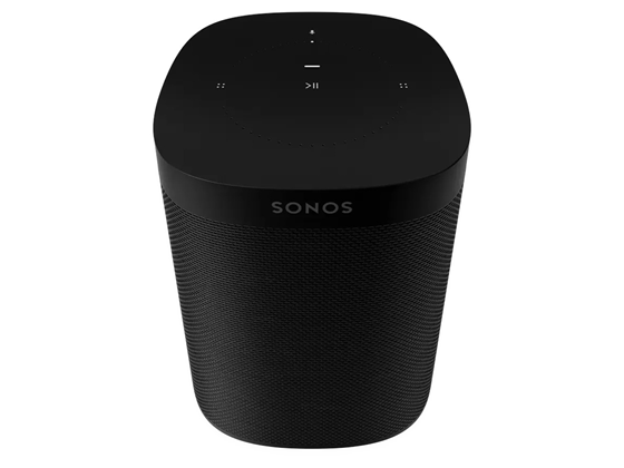 BOCINA WIRELESS SONOS ONE G2 B NEGRO, CON PUERTO ETHERNET, WIFI, CAPAZ DE COMBINARSE CON OTRAS BOCINAS SONOS, COMPATIBLE CON AMAZON ALEXA Y EL ASISTENTE DE GOOGLE, APPLE AIRPLAY 2.