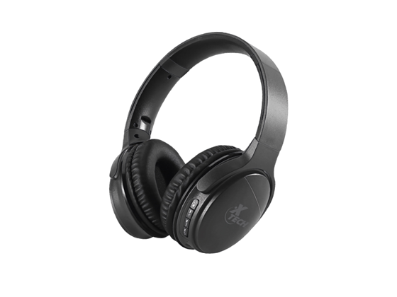 AUDIFONO CON MICROFONO XTECH EURYTHMIC, BLUETOOTH 5.0 Y RADIO FRECUENCIA 2.4 GHZ, HASTA 10 HORAS DE REPRODUCCION, RANURA MICROSD, NEGRO (XTH-613)
