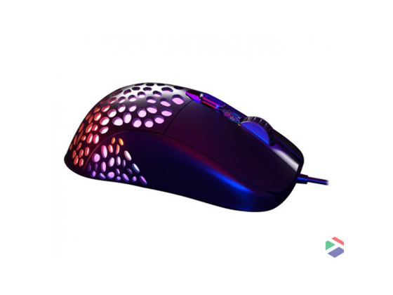 MOUSE XTECH GAMING SWARM, USB, 6 BOTONES, HONEYCOMB 6400 DPI, RGB LED COLORS, BLACK (XTM-910)