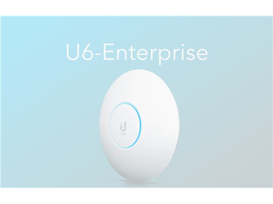 ACCESS POINT UBIQUITI U6-ENTERPRISE, 2.4GHZ 600 MBPS - 5GHZ/4.8 GBPS - 6.0 GHZ 4.8 GBPS, 1 PUERTO LAN POE, 2 X 2 MU MIMO 2.4 GHZX - 4 X 4 MU MIMO 5GHZ, 4 X 4 MU MIMO 6 GHZ, WIFI 4/WIFI 5/WIFI 6E, SOPORTA 600+ CLIENTES CONCURRENTES.
