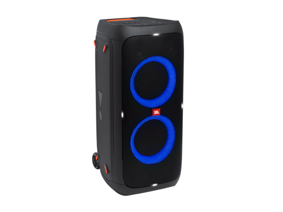 BOCINA JBL  PARTYBOX 310 BLUETOOTH 5.1, WATERPROOF IPX4, 240W, 15 DBM, 3.5MM IMPUT, LUCES RGB, 18 HRS AUTONOMIA, COLOR NEGRO (JBLPARTYBOX310AM).