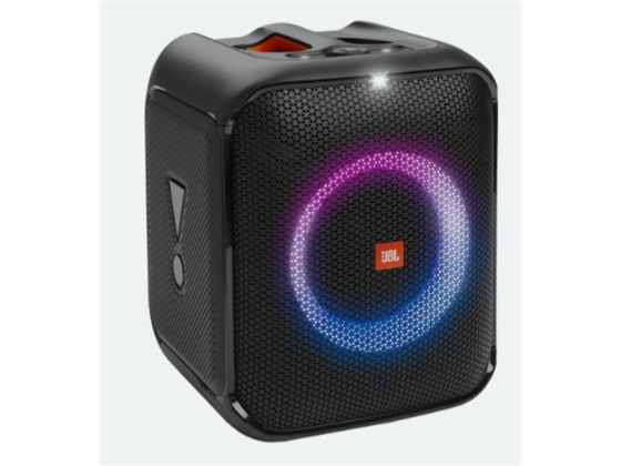BOCINA JBL  PARTYBOX ENCORE ESSENTIALS  BLUETOOTH 5.1, WATERPROOF IPX4, 100W , 9 DBM, PARTYBOOST, LUCES RGB,  6 HRS AUTONOMIA, COLOR NEGRO (PBENCOREESSAM).