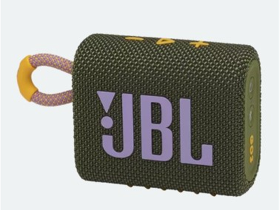 BOCINA JBL GO3 BLUETOOTH 5.1, WATERPROOF IP67 4.2W, 5 HRS AUTONOMIA, COLOR VERDE (GO3GRNAM).