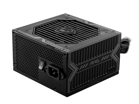 POWER SUPPLY MSI MAG A550BN PCIE 2, 80 PLUS BRONZE NO MODULAR, 550W