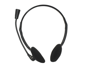 AUDIFONO CON MICROFONO AGILER SENCILLO NEGRO