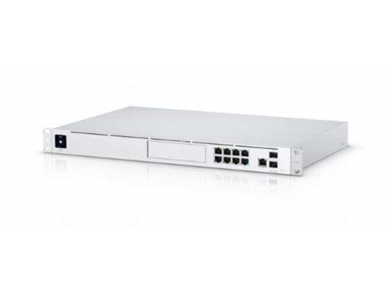 ROUTER ENTERPRISE GATEWAY UNIFI, UDM-PRO, 8 LAN PORT GIGABIT1 1X 10G SFP+, 1 WAN PORT GIGABIT, 1X 10G SFP+, SOPORTE PARA DISCO DURO (HDD 3.5") PARA RACK. (UDM-PRO)