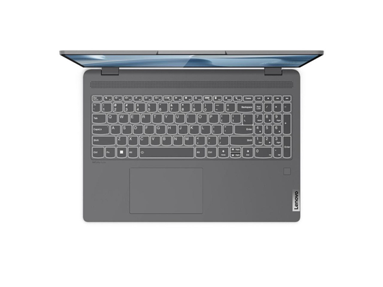LAPTOP LENOVO IDEAPAD FLEX 5 16IAU7 2 EN 1, 16.0” IPS WQXGA (2600 X 1600) TOUCH, INTEL I7-1255U (10 CORES), 16GB DDR4 (SOLDERED), 512GB SSD PCIE 4.0, 1 X USB C 3.2 GEN 2 / THUNDERBOLT, 2 X USB 3.2, 1 X HDMI, CARD READER, WIFI 6, BT 5.1, WINDOWS 11 HOME ENGLISH, INTEL IRIS XE GRAPSICS, STORM GRAY, FINGERPRINT READER, BACKLIT KEYBOARD (82R80002US)