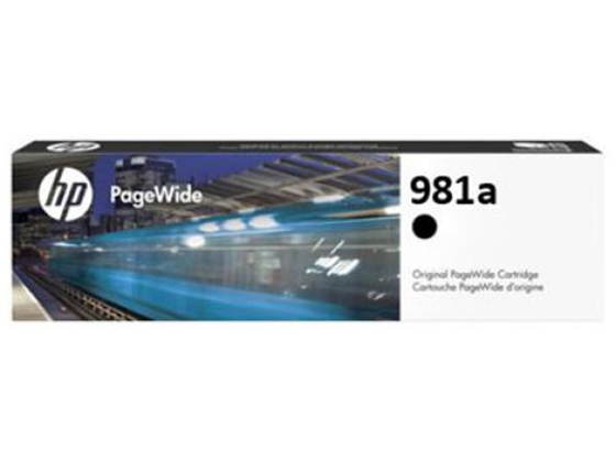 CARTUCHO HP 981A (J3M71A) - PRINT CARTRIDGE - 1 X PIGMENTED BLACK - 6,000 PAGES, HP PAGEWIDE PRO PRINTER 556DN (G1W46A), 556XH (G1W47A), 586Z (G1W41A), 586DN (G1W39A), 586F (G1W40A)