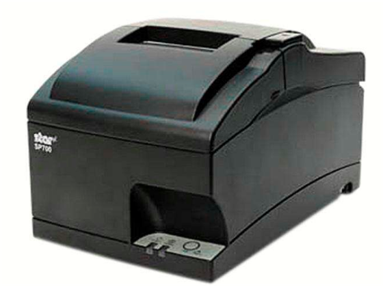 IMPRESORA STAR  SP712ML GRY USSP700 DE PUNTO DE IMPACTO, VELOCIDAD 4.7LPS. INCLUYE CARGADOR. IMPRESORA PARA RECIBOS DE 76 MM DE ANCHO.