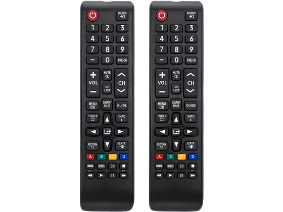 CONTROL REMOTO UNIVERSAL PARA SAMSUNG, REEMPLAZO PARA SAMSUNG SMART TV - LED LCD HDTV QLED SUHD UHD 4K 3D TV   2PK