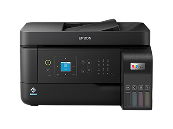 IMPRESORA EPSON ECOTANK L5590 MULTIFUNCIONAL (CMYK) IMPRIME, COPIA Y ESCANEA, INALAMBRICA, FAX, BANDEJA ALIMENTADORA ADF, USB DE ALTA VELOCIDAD (COMPATIBLE CON USB 2.0), ETHERNET 100BASE-TX/10BASE-T, WI-FI IEEE 802.11 B/G/N, WI-FI DIRECT® HASTA  5760 X 1440 DPI , 33 PPM NEGRO, 20 PPM COLOR, USA BOTELLAS DE TINTA T544. REEMPLAZA EL MODELO L5290