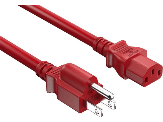 CABLE DE PODER CABLE LEADER, 1FT, ROJO