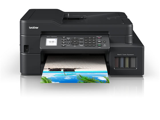 IMPRESORA BROTHER INKBENEFIT TANK MFCT920DW, MULTIFUNCIONAL (ESCANER< COPIADORA, IMPRESORA, FAX), ADF, SISTEMA DE TINTA CONTINUA, BOTELLAS DE TINTA, DUPLEX AUTOMATICO, USB, WIFI, 30PPM NEGRO, 26PPM COLOR (DRAFT), 6000X1200 DPI, USA LAS BOTELLAS DE TINTAS BTD60BK Y BT5001Y, BT5001M, BT5001C
