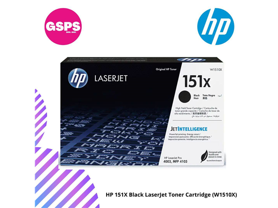 TONER HP - 151X - W1510X - NEGRO - 9,700 PAGINAS - PARA IMPRESORA LASERJET - 4003 - 4102 - 4103
