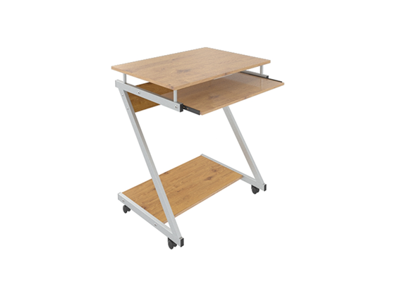 MESA XTECH SIN TOPE, BANDEJA PARA TECLADO, COLOR BEECH (XTF-CD192)