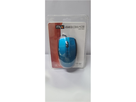 MOUSE MYO USB, AZUL (MYO-3005 BLUE)