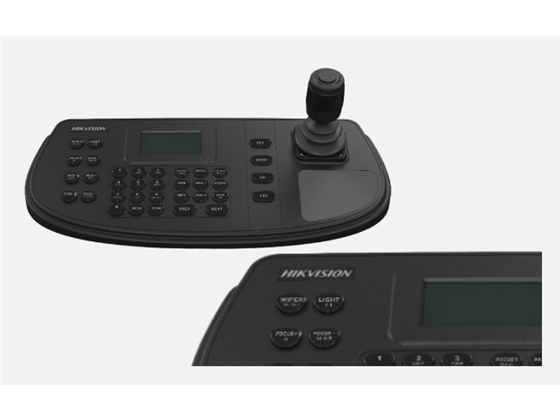 TECLADO DE RED HIKVISION, PANTALLA LCD (128 X 64) , RESOLUTION, 1080P,  (1) RJ45 10M/100M/1000M, RS-232, RS-485, RS-422, USB2.0,  NVR/DVR/DVS, MVC, VAG, NETWORK CAMERA DOMO/PTZ, VIDEO WALL CONTROLLER, DECODER.