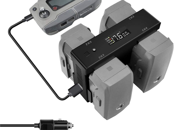 CARGADOR DE PARED PARA MAVIC 2 ZOOM, CENTRO DE CARGA 5 EN 1 CON CARGA, DESCARGA, CARGA DE ALMACENAMIENTO