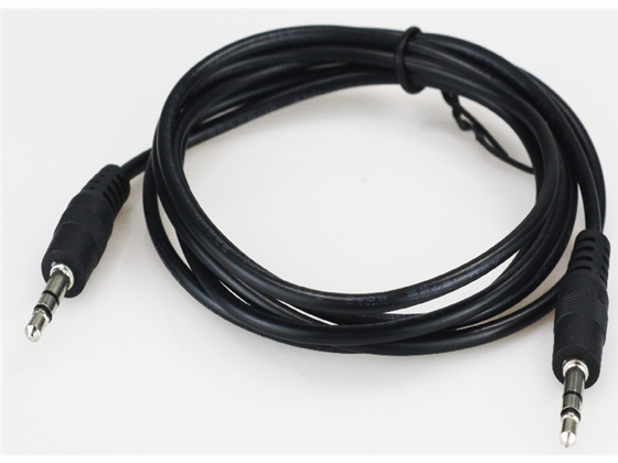 CABLE AUXILIAR XTECH, 3 PIES, NEGRO. 3.5" A 3.5"