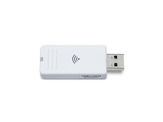 ADAPTADOR DE RED USB EPSON ELPAP10, WIFI, AUDIO, TYPE-A, PC Y MAC, 802.11B/G/N. PARA PROYECTORES  BRIGHTLINK 695WI+ INTERACTIVO V11H740021, COLOR BLANCO (V12H731P02)