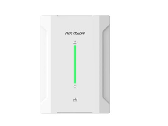 EXPANSOR DE 8 ZONAS CABLEADAS HIKVISION, CONEXIÓN BUS SPEED-X, 2 SALIDAS DE RELEVADOR, COMPATIBLE CON PANELES AX HYBRID PRO