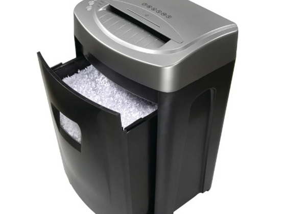 TRITURADORA DE PAPEL ROYAL MC14MX, 14 HOJAS MICRO CORTE , APAZ DE CORTAR PAPELES, RAYOS X, CDY FORMULARIOS IMPRESOS HASTA UN ANCHO DE 160 MM²  CAPACIDAD DE CESTO 10 GALONES EXTRAIBLES. (29351X) (CAJA DEFECTUOSA)