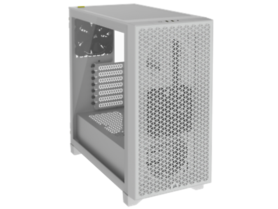 CASE CORSAIR 3000D AIRFLOW, MID TOWER, WHITE, 7 EXPANSION SLOT, 2X 2.5", 2X 3.5", TAPA DE CRISTAL TEMPLADO, SOPORTA 3 ABANICOS 120MM FRONTAL, 2 120MM EN EL TOPE, 2 120MM ABAJO, 1 120MM ATRAS, PUERTOS 2X USB 3.2 GEN1, HEADPHONE/MIC COMBO 3.5" (CC-9011252-WW)