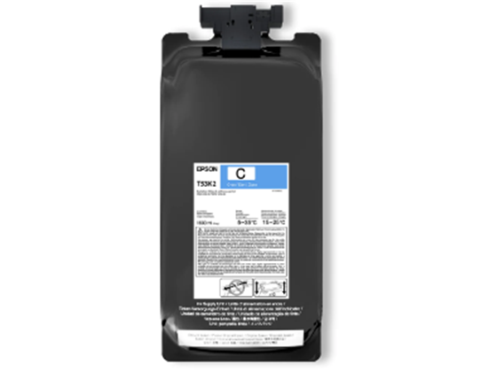 BOLSA DE TINTA EPSON ULTRACHROME T53K220 CYAN PACK 2 BOLSAS DE 1600ML.