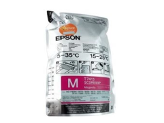 BOLSA DE TINTA EPSON ULTRACHROME T741320 MAGENTA 1 BOLSA DE 1000ML PARA F6200, F7200, F9370.