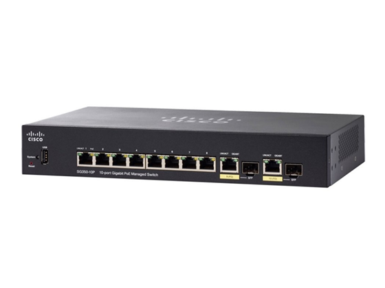 SWITCH CISCO DE 10 PUERTOS GIGABIT MANAGED SWITCH POE.
