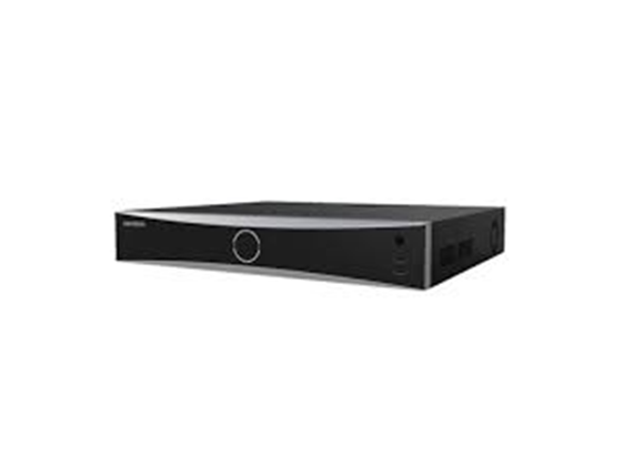 NVR HIKVISION ACUSENSE, 16 CANALES IP, 4K, 16 CANALES FÍSICO POE , 4 BAHÍAS DE DISCO DURO, HASTA 10TB