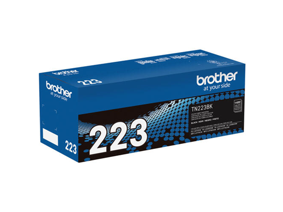 TONER BROTHER NEGRO TN223BK, 1,400 PAGINAS, PARA IMPRESORA MFCL3710CW