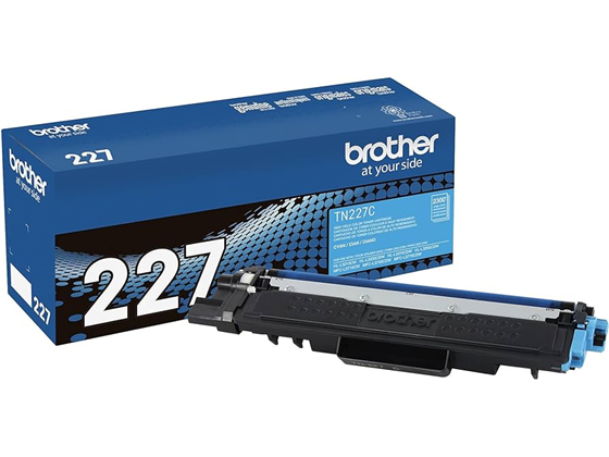 TONER BROTHER CYAN TN227C HIGH YIELD, 2,300 PAGINAS, PARA IMPRESORA MFCL3710CW