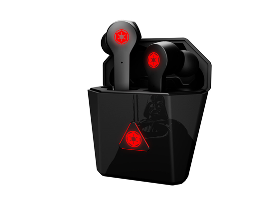 AUDIFONO CON MICROFONO PRIMUS DARTH VADER ARCUS220DV, GAMING, BLUETOOTH 5.0, HASTA 3.5 HORA DE REPRODUCCION CON 50% DE VOLUMEN, 19 HORAS CON EL ESTUCHE,  NEGRO/ROJO (PWH-S220DV)