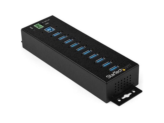 HUB USB 3.0 STARTECH, 10 PUERTOS, CON FUENTE
