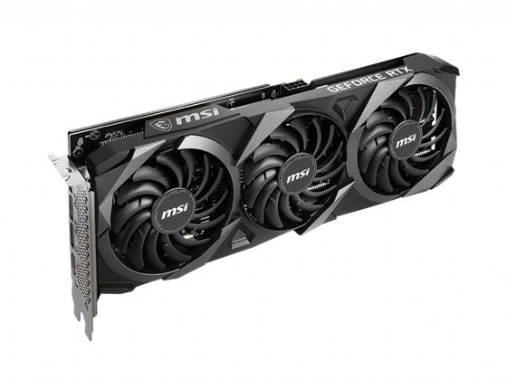 TARJETA DE VIDEO MSI VENTUS GEFORCE RTX 3060 12GB GDDR6 PCI EXPRESS 4.0 VIDEO CARD RTX 3060 VENTUS 3X 12G OC
