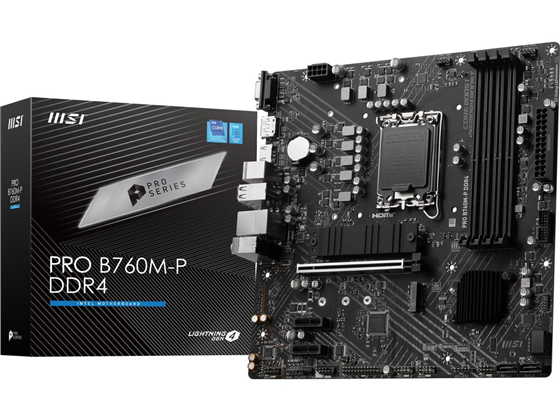 MB MSI PRO B760M-P DDR5 LGA 1700 INTEL B760 SATA 6GB/S MICRO ATX
