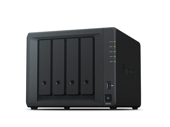 DISKSTATION SYNOLOGY, DS423+ SAN/NAS - INTEL CELERON J4125 QUAD-CORE (4 NÚCLEOS) 2 GHZ - 4 X HDD COMPATIBLES - 0 X HDD INSTALADOS - 4 X SSD COMPATIBLES - 0 X SSD INSTALADOS - 2 GB DE RAM DDR4 SDRAM - SERIAL ATA CONTROLADOR - RAID COMPATIBLE - 0, 1, 5, 6, 10, RAID BÁSICO, HÍBRIDO, NIVELES JBOD RAID - 4 X BAHÍAS EN TOTAL - 4 X BAHÍAS DE 2,5"/3,5" - GIGABIT ETHERNET - 2 PUERTOS USB - RED ( RJ-45) - DISKSTATION MANAGER - ISCSI, SMB, AFP, NFS, FTP, WEBDAV, CALDAV, TELNET, SSH, SNMP, PPTP.