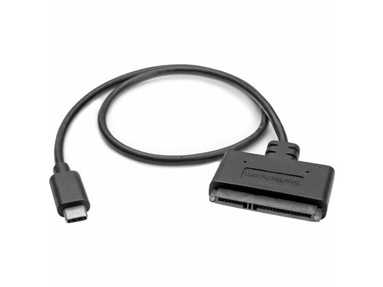 ADAPTADOR STARTECH USB C A SATA ADAPTER, NEGRO